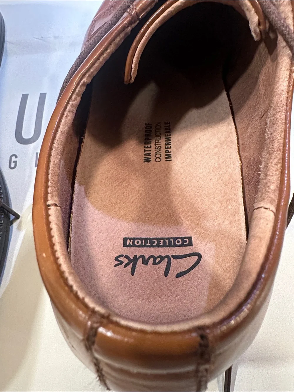 Clarks Men's Brown Leather Lace-Up Derbys